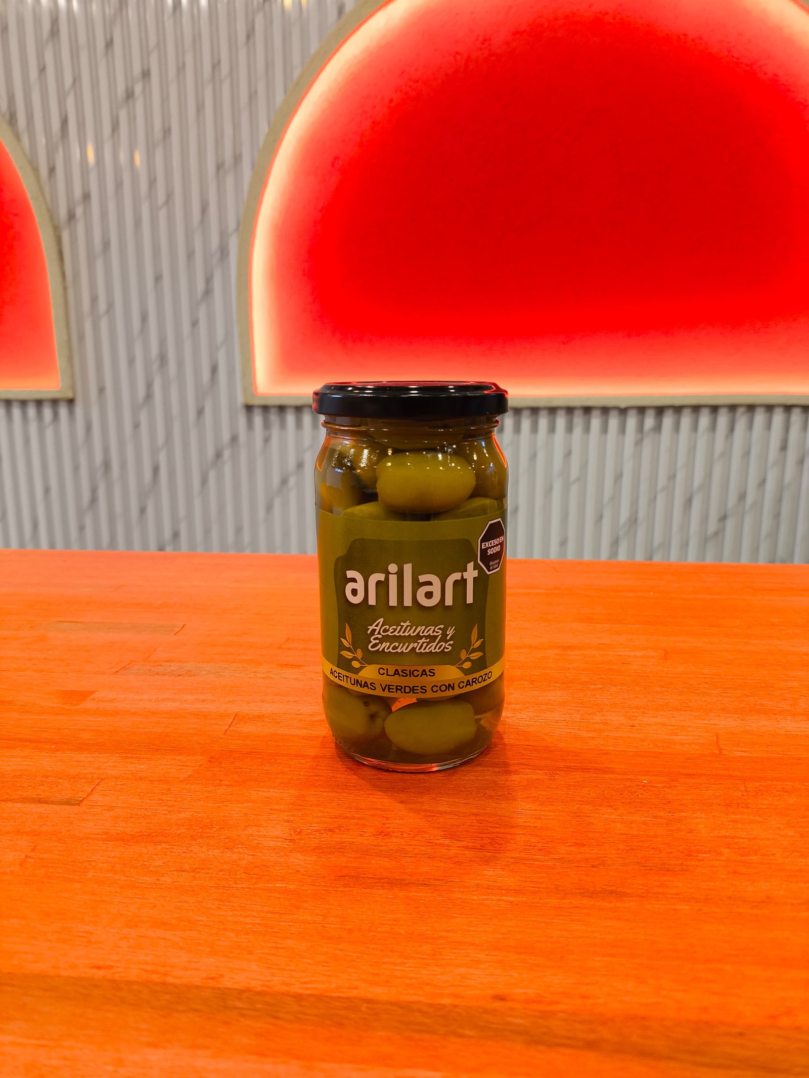 Aceitunas verdes con carozo